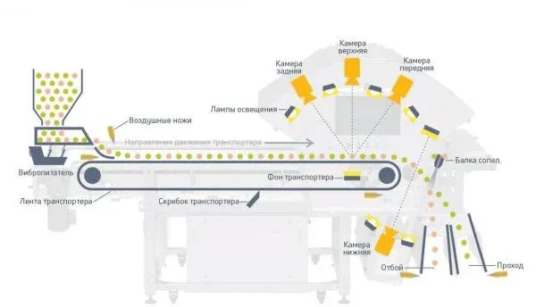 Схема фотосепаратора